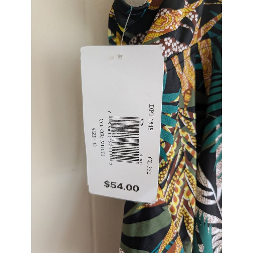 Penbrooke‎ Fauna Print Tankini Swim Top - Picture 3 of 3